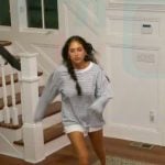 Dara’s striped sweatshirt on Summer House