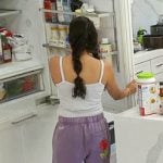 Dara’s purple floral sweatpants on Summer House