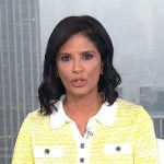 Darlene’s yellow knit polo dress on Today