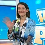 Daryn Carp’s mixed print blazer on Today