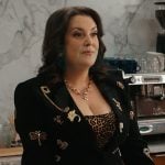 Debra's black brooch embellished blazer on Matlock