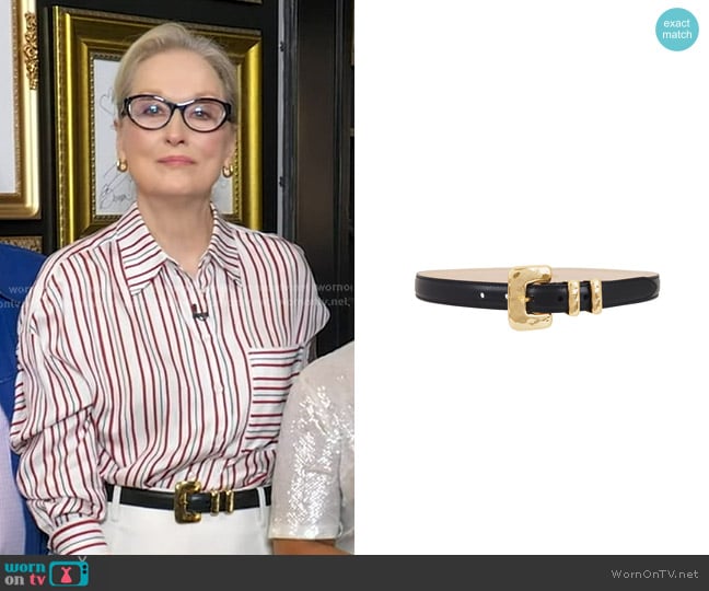 Meryl Streep’s black belt on Good Morning America