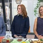 Melissa McNeeley’s embellished collar denim jacket on Today