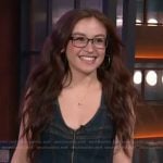 Anna Cathcart's denim vest on The Kelly Clarkson Show