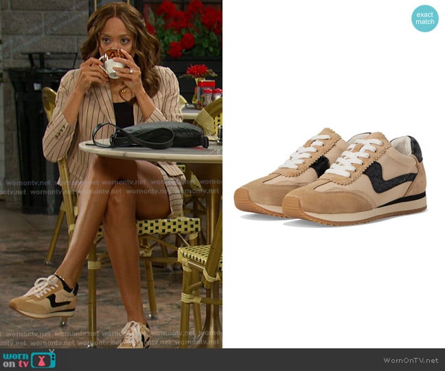 Lani’s beige sneakers on Days of our Lives Lani’s beige sneakers on Days of our Lives