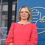 Dylan's pink eyelet shift dress on Today