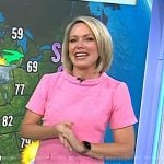 Dylan’s pink tweed shift dress on Today