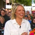 Dylan's white shirt jacket on Today