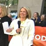 Dylan’s white ruffle coat on Today