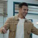 Eddie’s beige patch pocket jacket on 9-1-1