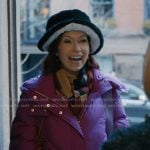 Elsbeth’s pink padded coat on Elsbeth