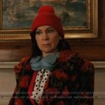 Elsbeth’s floral sherpa coat on Elsbeth