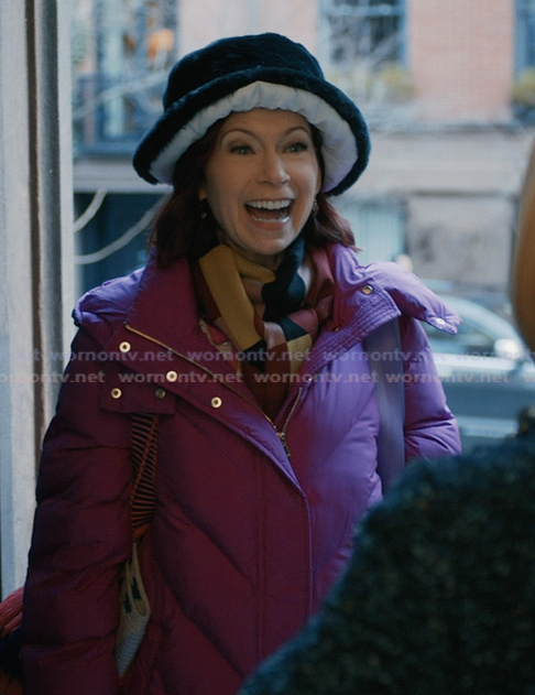 Elsbeth’s pink padded coat on Elsbeth