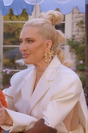Erika's statement earrings on The Real Housewives of Beverly Hills