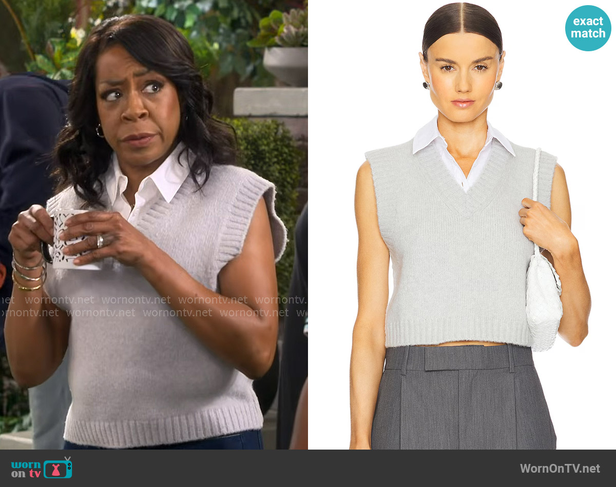Favorite Daughter The Leigh Vest worn by Tina Butler (Tichina Arnold) on The Neighborhood