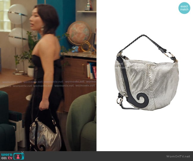 Fendi Oyster Python Handbag worn by Gigi (Christine Hwang) on XO Kitty
