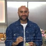 Edy Massih’s floral print denim jacket on Today