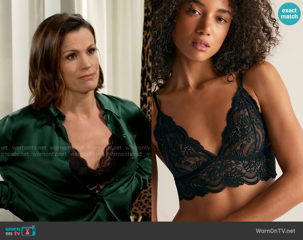 Chelsea’s lace bra on The Young and the Restless