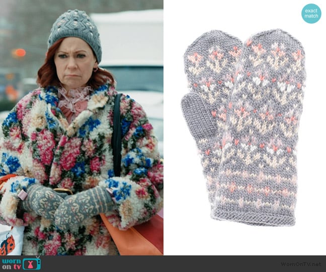 French Knot Leelu Mitten worn by Elsbeth Tascioni (Carrie Preston) on Elsbeth