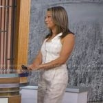 Ginger's pink gingham vest and pants on Good Morning America