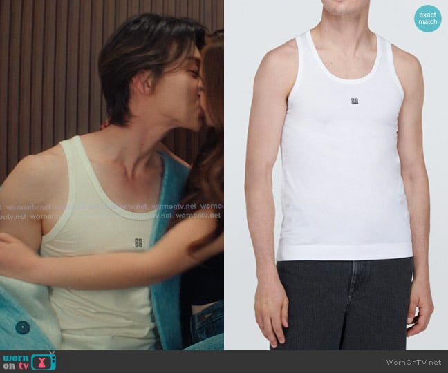 Givenchy Cotton Tank Top worn by Min Ho Moon (Sang Heon Lee) on XO Kitty
