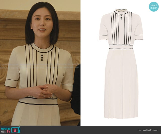 Gucci Knit Midi Dress worn by Eunice (Seoyeon Jang) on Beef