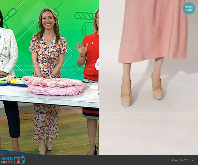 Gucci Platform Pumps worn by Shannon Doherty on Today