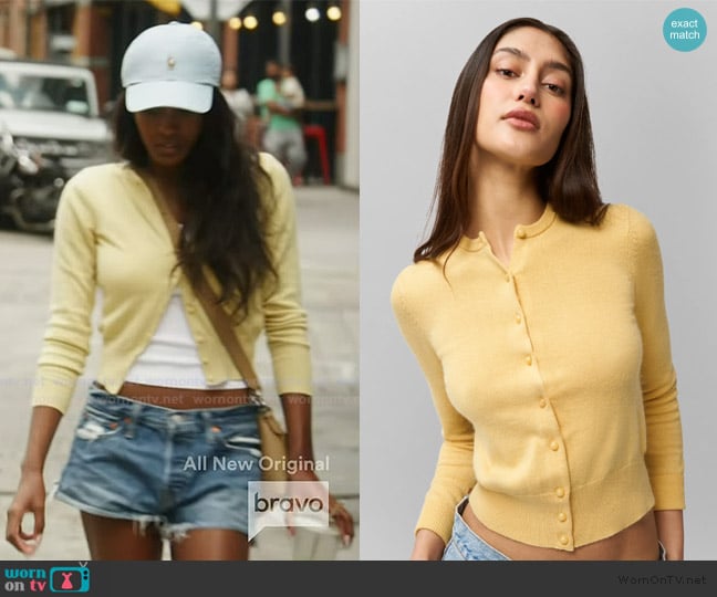 Guizio Emelie Wool Cardigan worn by Ciara Miller on Summer House