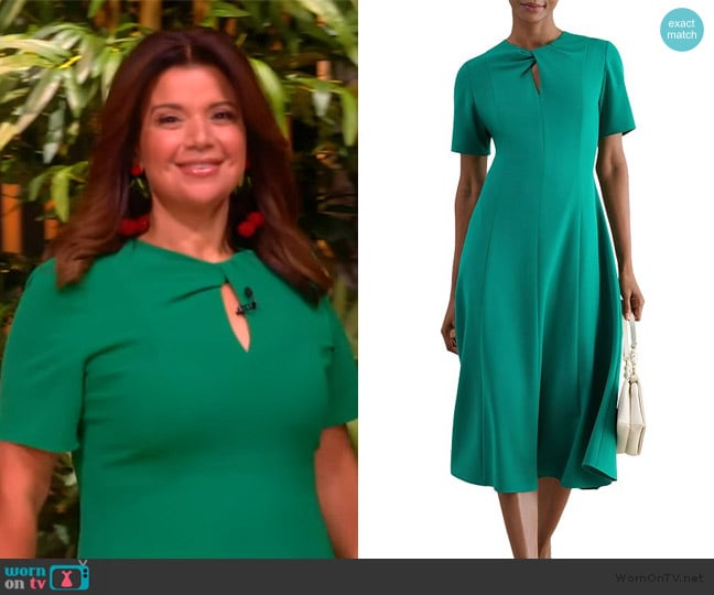 Hobbs London Ariela Dress worn by Ana Navarro on The View