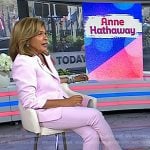 Hoda’s beige strapply sandals on Today