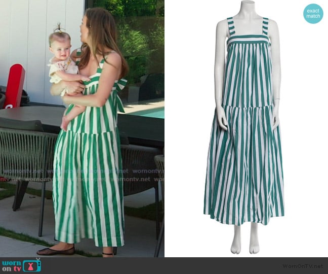 Hunter Bell Striped Long Dress worn by Lala Kent on The Valley