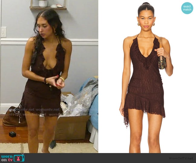 I Am Gia Vira Mini Dress worn by Dara Levitan on Summer House