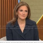 Jill Schlesinger’s pinstripe jacket on CBS Mornings