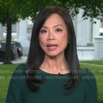 Weijia Jiang’s green dress on CBS Mornings