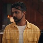 Jay’s yellow button down shirt on Ghosts