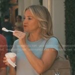 Isla’s suede shoulder bag on Running Point