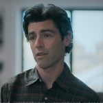 Lev’s brown plaid shirt on Running Point