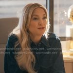 Isla's denim shirtdress on Running Point