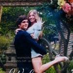 Cassie's light blue wedding photo dress on Euphoria