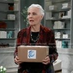 Tracy’s floral kimono on General Hospital