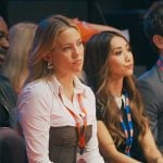 Isla’s brown bustier dress on Running Point