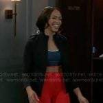 Madison’s sports bra on Beyond the Gates