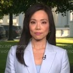 Weijia Jiang’s light blue blazer on CBS Mornings