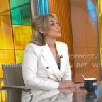 Kelly O’Grady’s white blazer on CBS Mornings