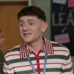 Jacob’s striped polo on Abbott Elementary