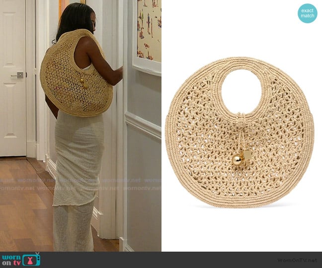 Ciara’s tote bag on Summer House