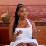 Jasmine’s white confessional dress on The Valley