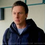 JD’s navy puffer jacket on Scrubs