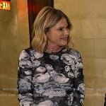 Jenna's floral print mesh dress on Today