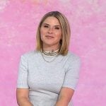 Jenna’s grey ribbed knit dress on Today